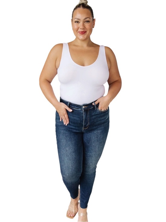 Judy Blue Denim - Judy Blue Classic Style Dark Blue Skinny Jeans Size 11=Large